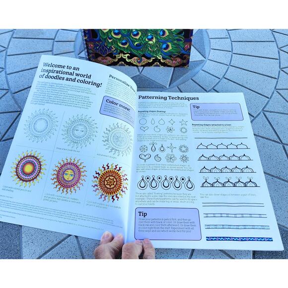 Adult Coloring Book Exotic Animals & Hipsters Retro Bundle Set - Picture 9 of 13